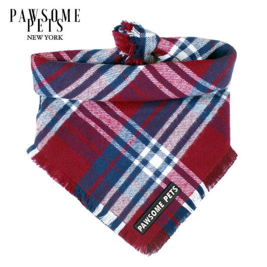 Tinsel Plaid Pet Bandana