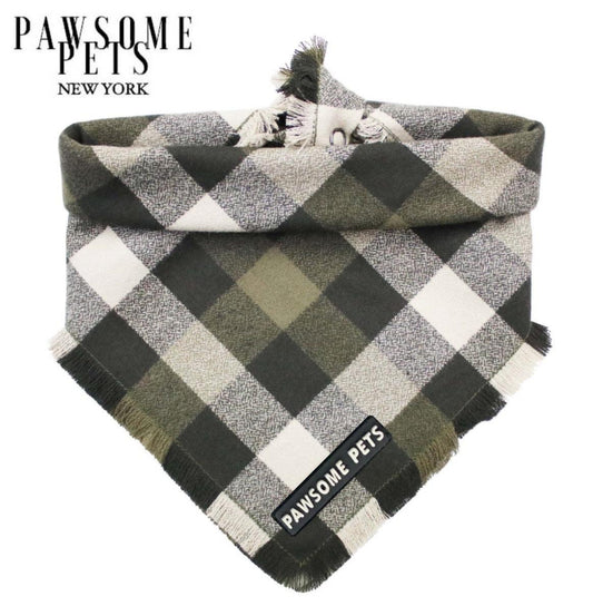 Olive Green Pet Bandana