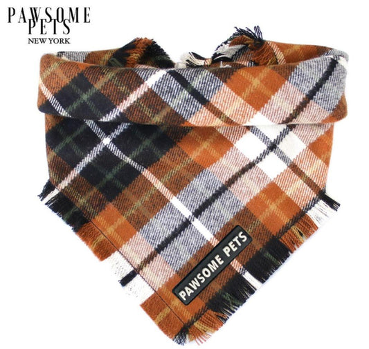 Pinewood Autumn Plaid Pet Bandana