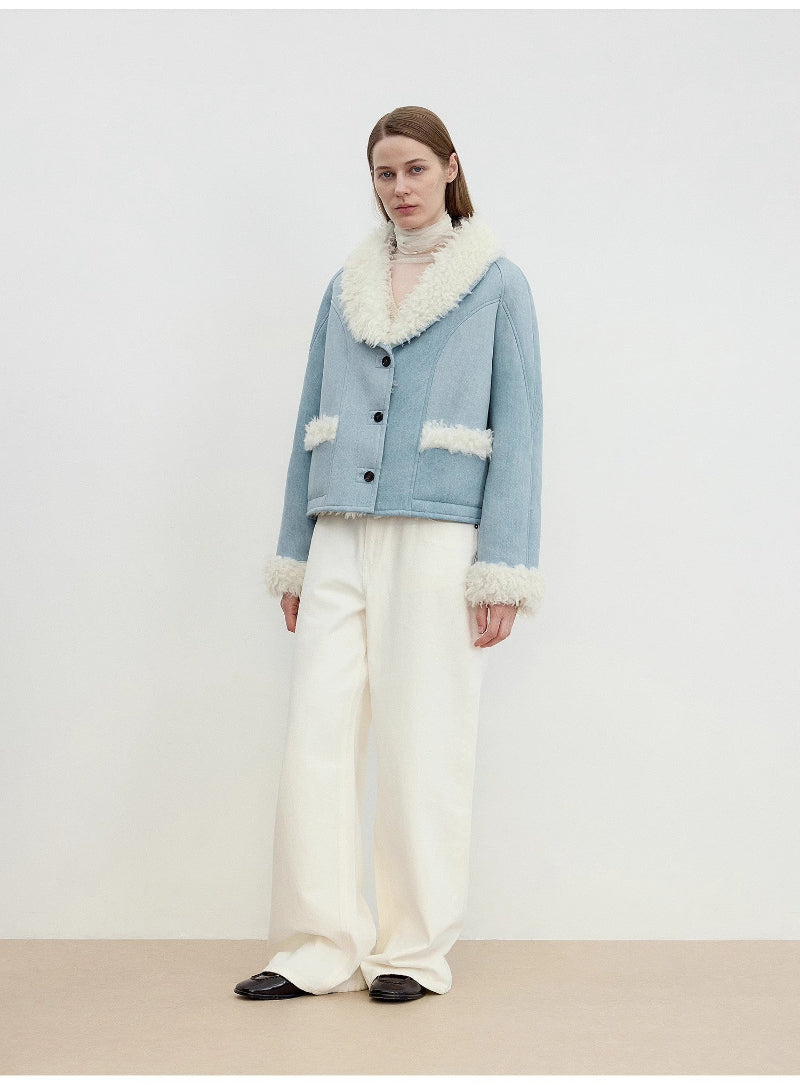 Pure Era Short Wool Fur Coat