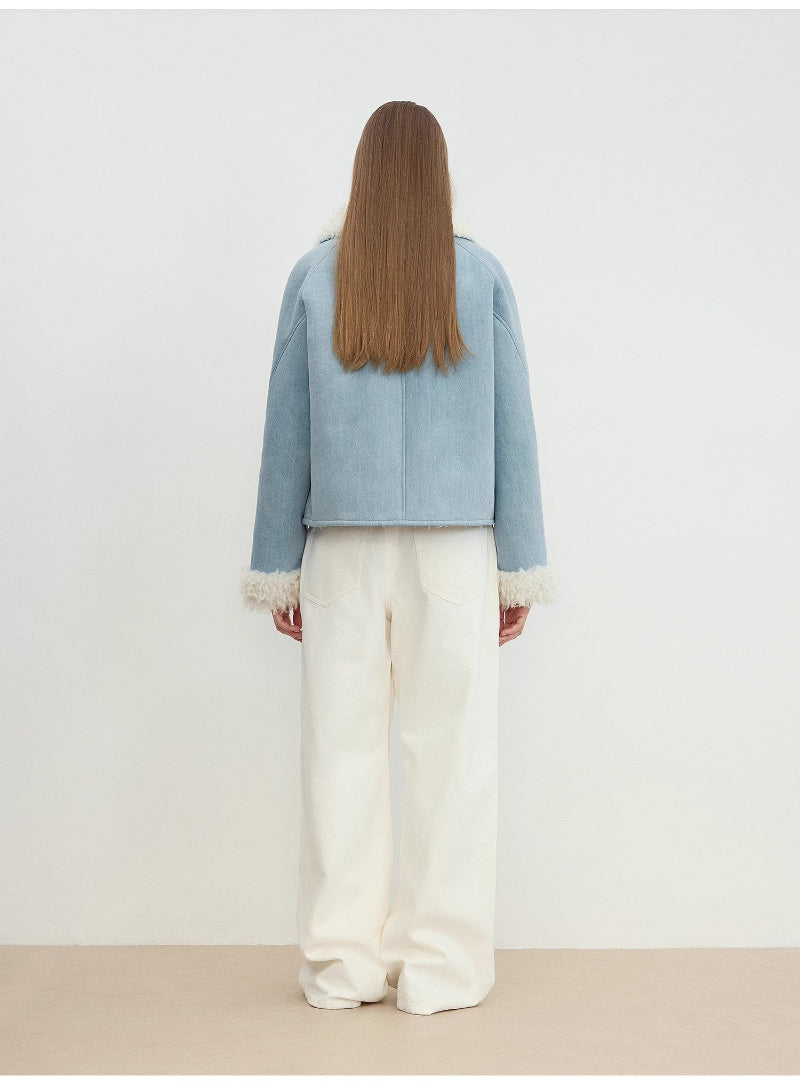 Pure Era Short Wool Fur Coat