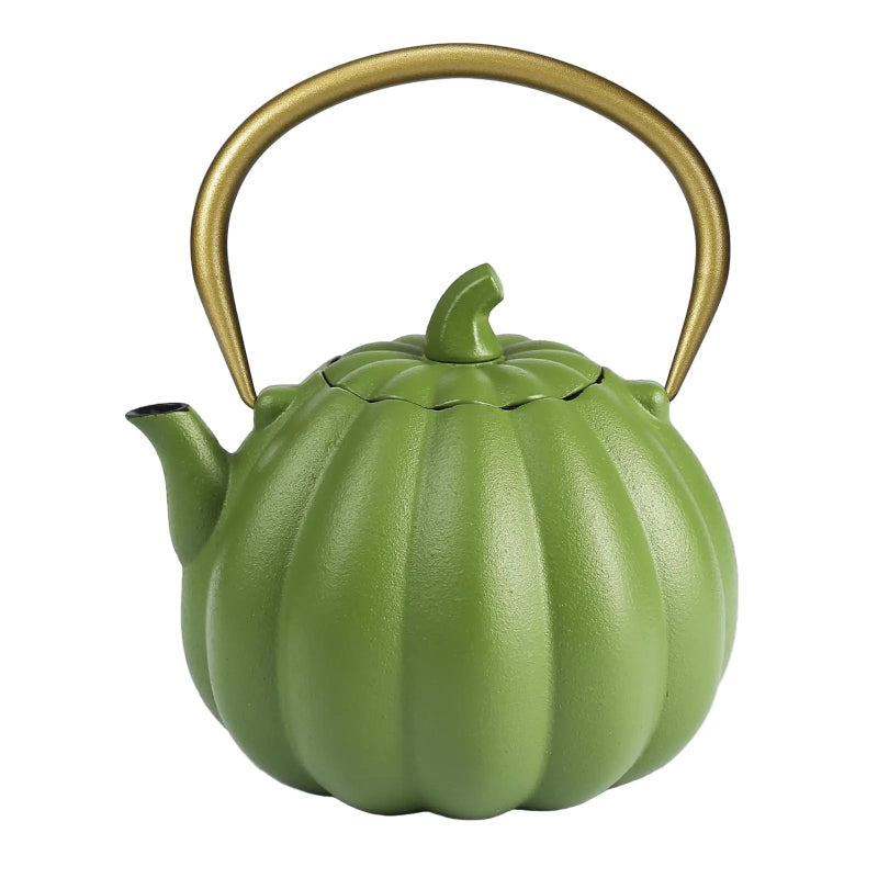 Cast Iron Pumpkin Teapot