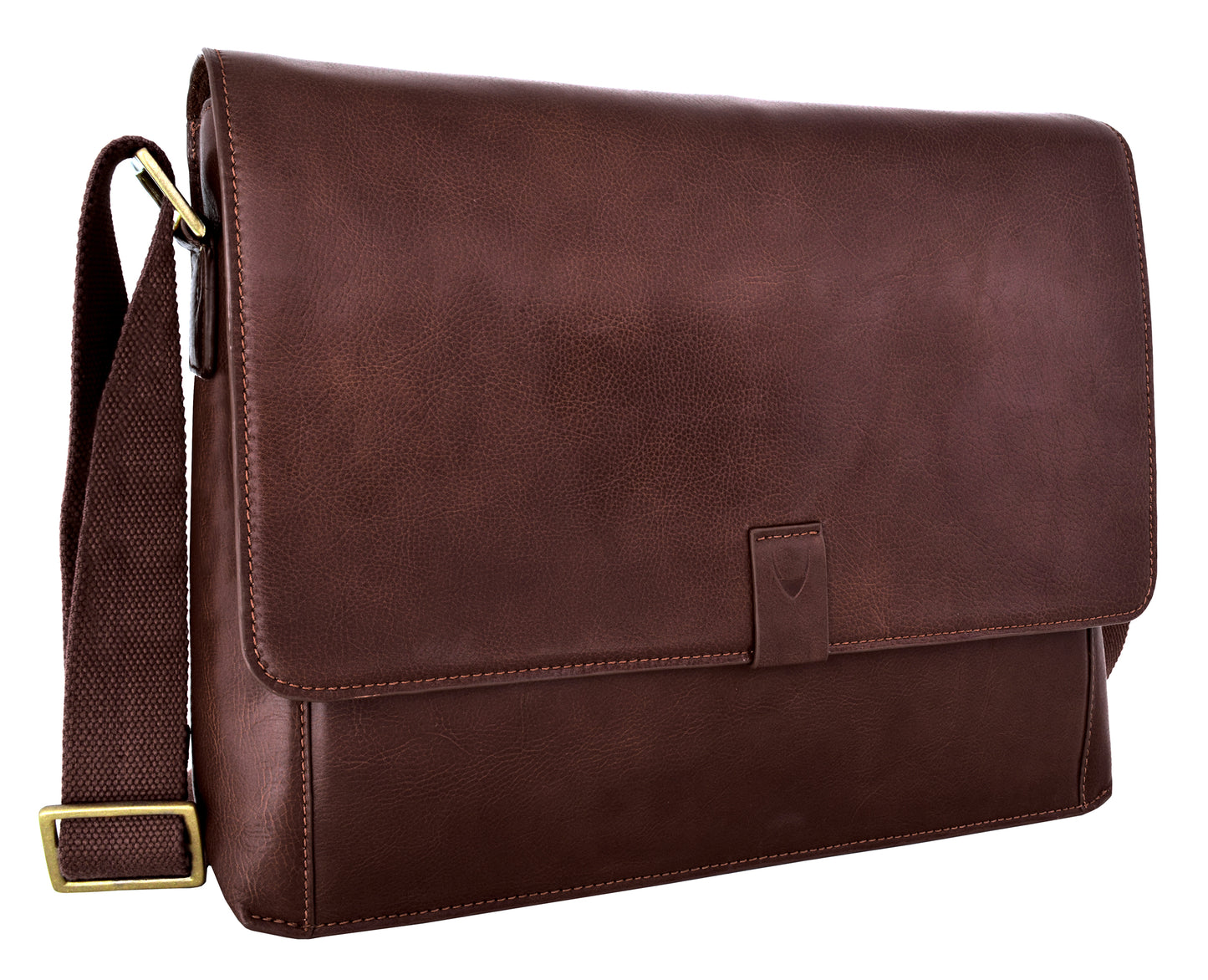 Aiden Leather Messenger Bag