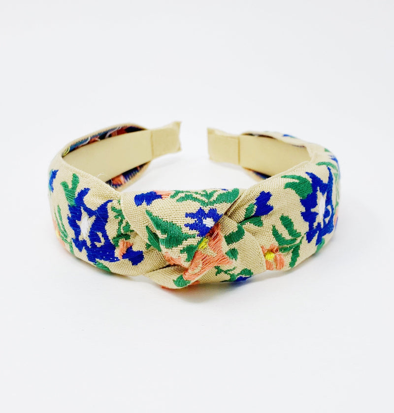 Jardin de Rêve Embroidered Headband
