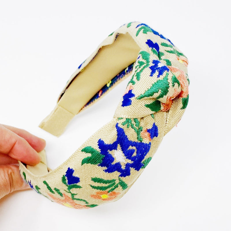 Jardin de Rêve Embroidered Headband