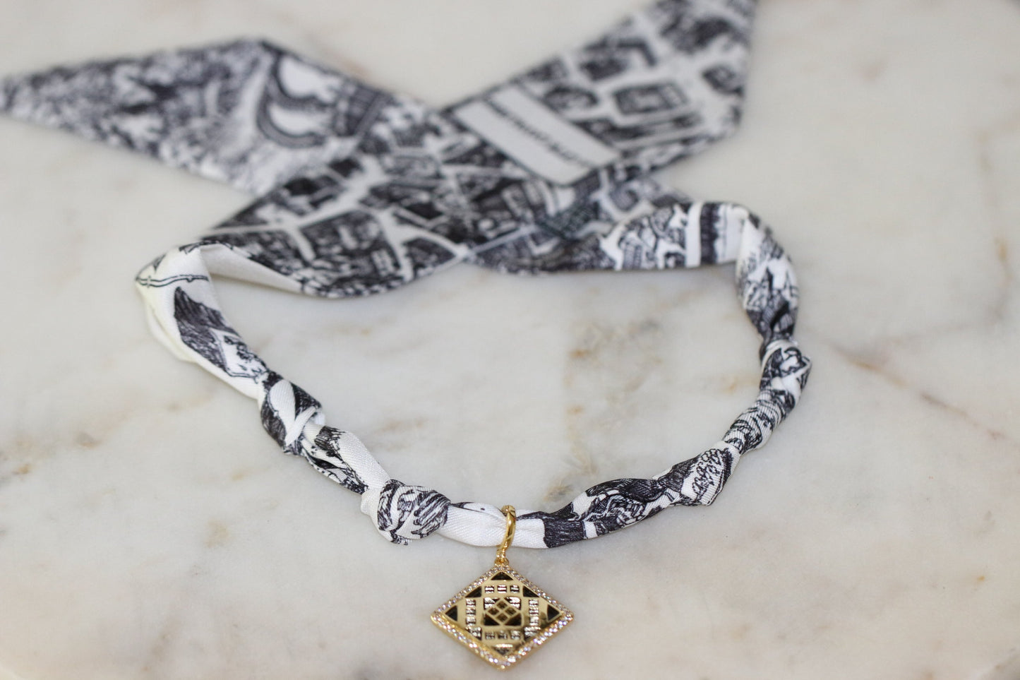 Metropolitan Luxe Scarf Necklace