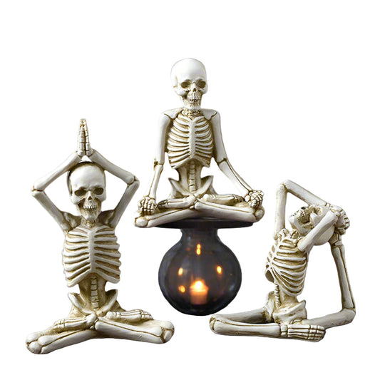 Halloween Yoga Skull Skeleton