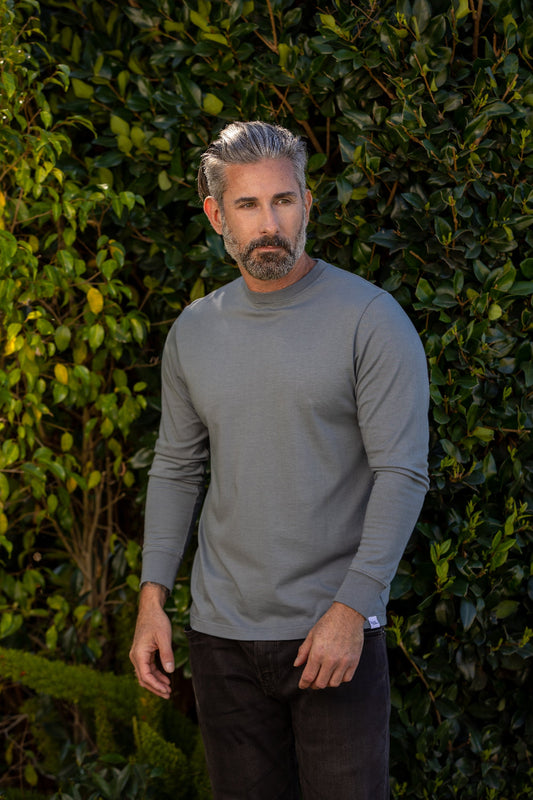 Men's Bamboo Viscose/Organic Cotton Long Sleeve T-Shirt
