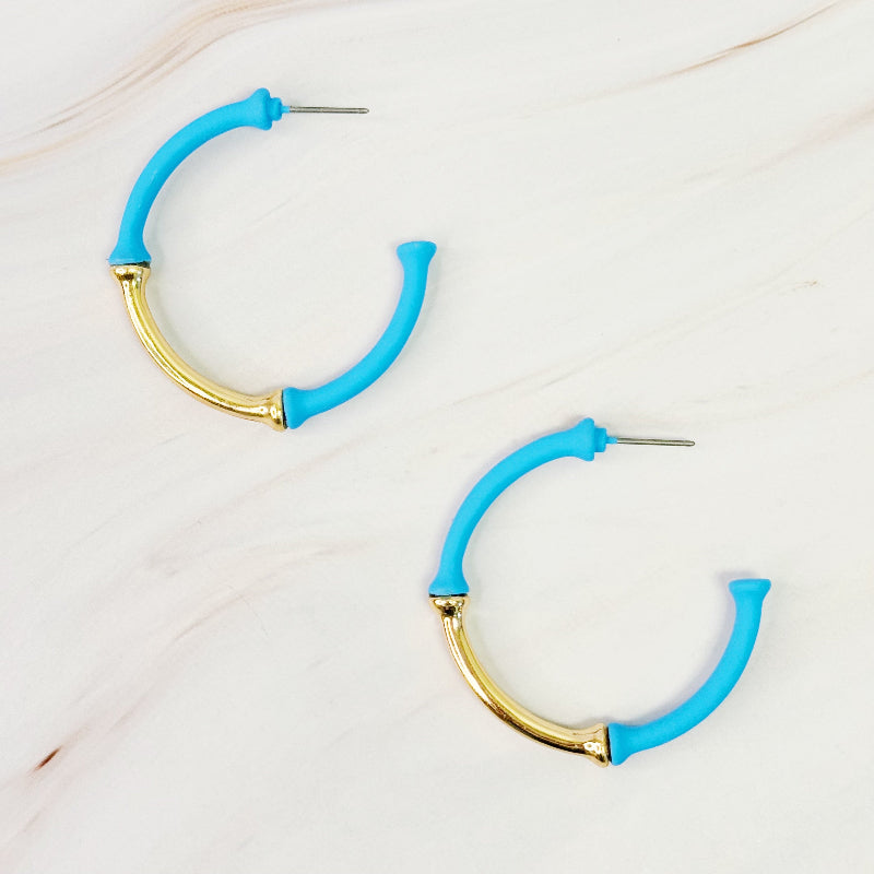 Radiant Rhythm Dipped Hoop Earrings