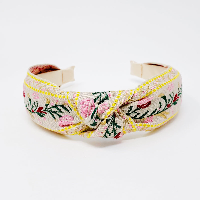 Jardin de Rêve Embroidered Headband