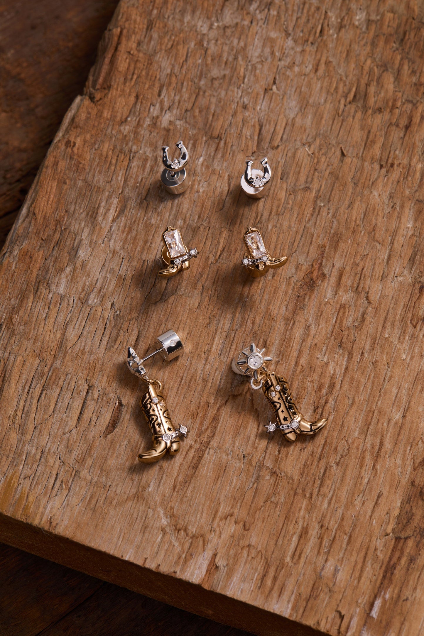 Cosmic Cowgirl Earring Stud Set of 2