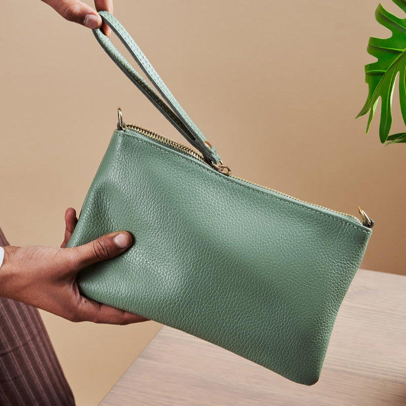 Adoratti Eleganza Leather Clutch