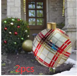 Merry & Bright Oversized Outdoor Ornaments
