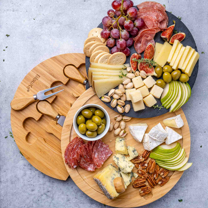 Swivel Bamboo Charcuterie Board