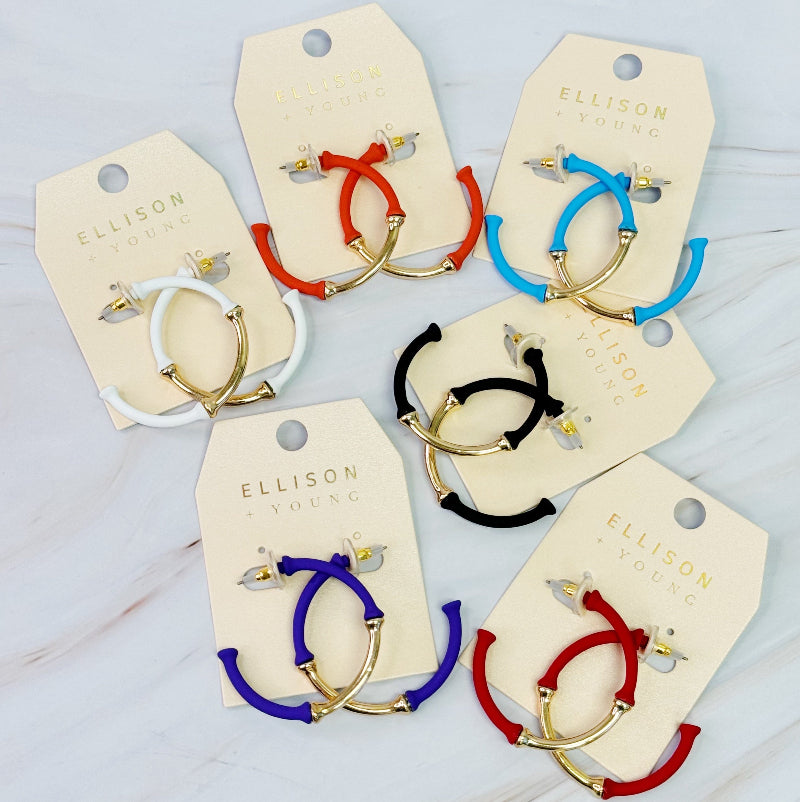 Radiant Rhythm Dipped Hoop Earrings