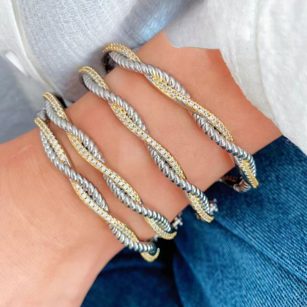 Twisted Duo Bracelet ~ Deep South Originals