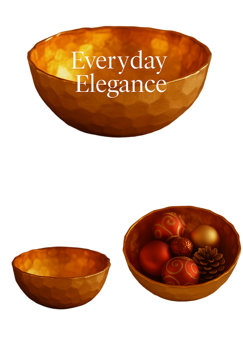 Hive Amber Gold Bowl