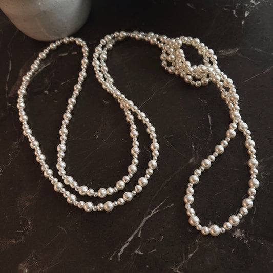 Endless Poise Pearl Necklace – Effortless Layered Look
