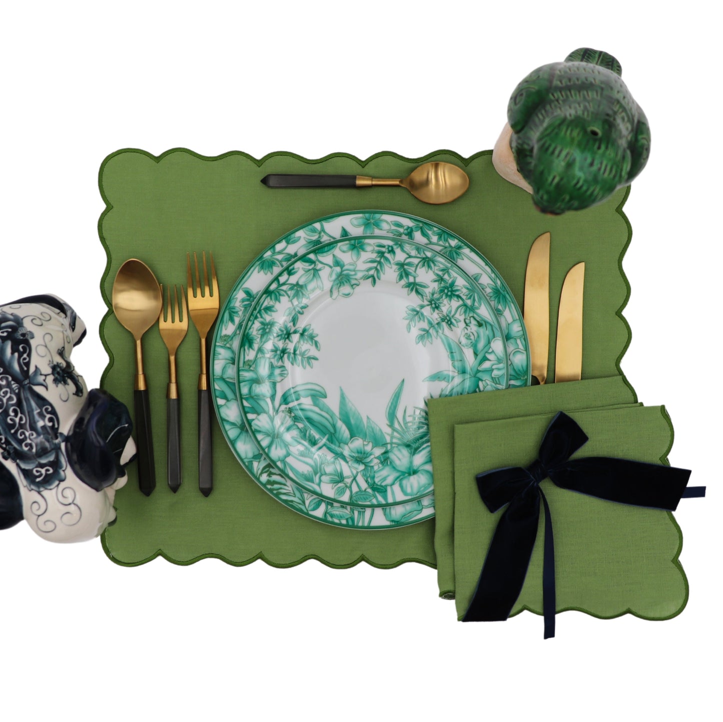 Evergreen Wave Placemat - Set of 4