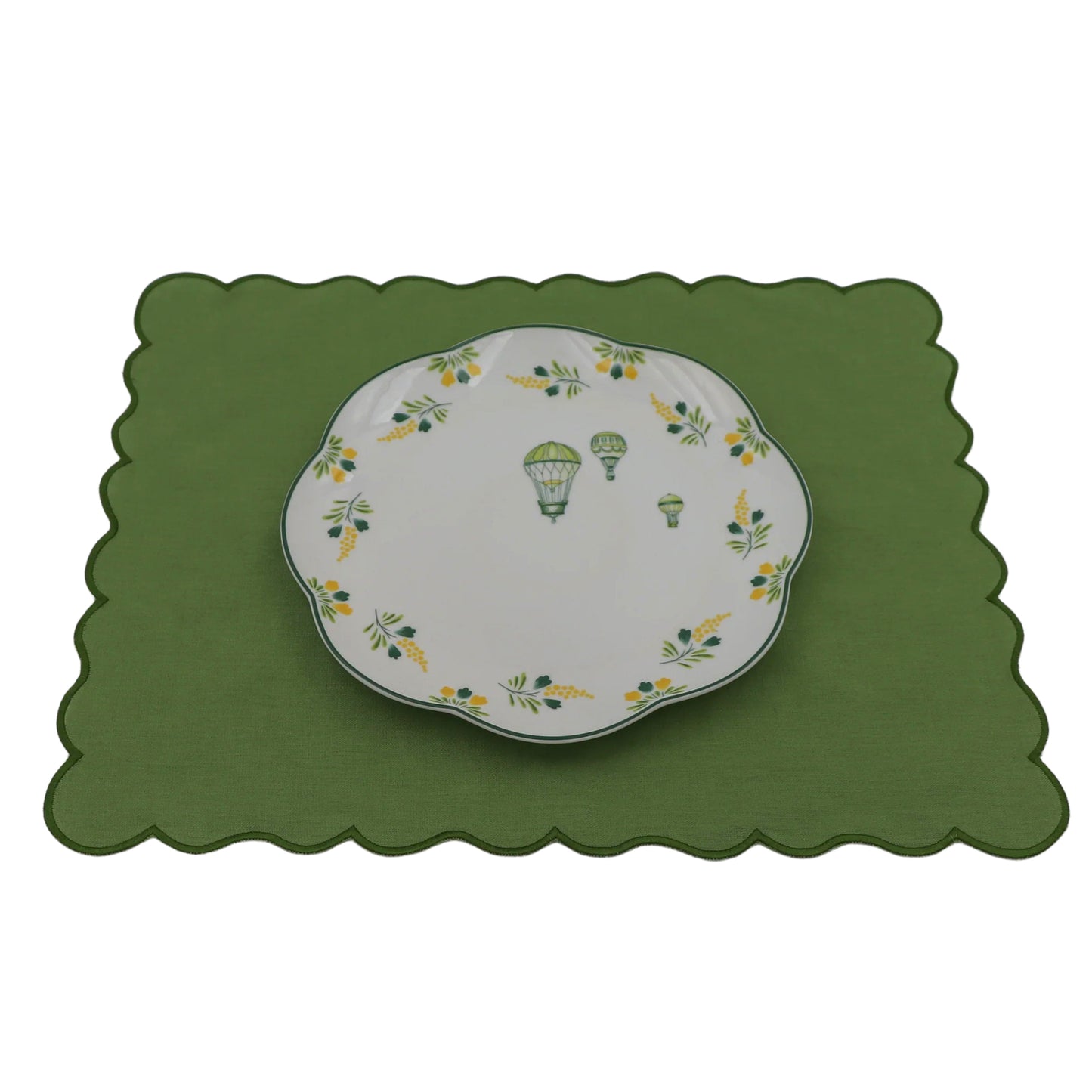 Evergreen Wave Placemat - Set of 4