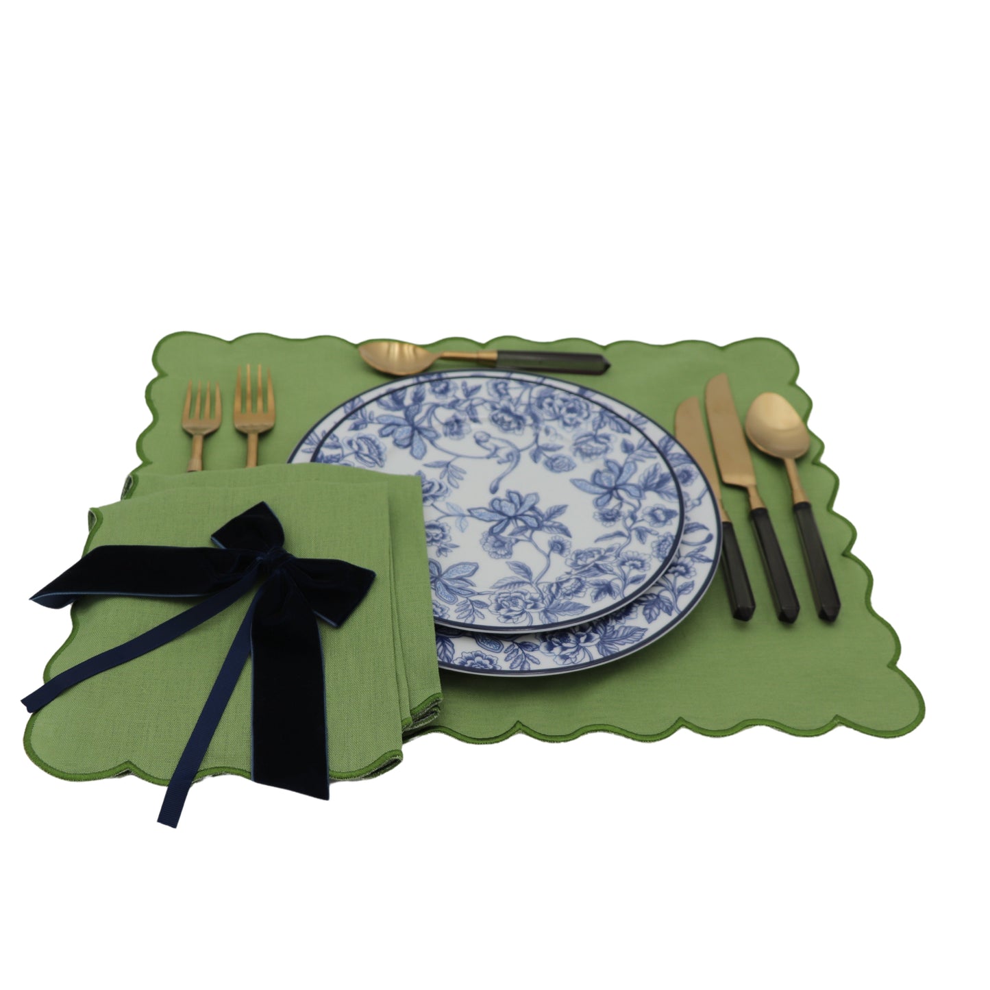Evergreen Wave Placemat - Set of 4