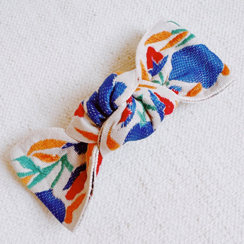 Jardin Fleur Embroidered Hair Clip