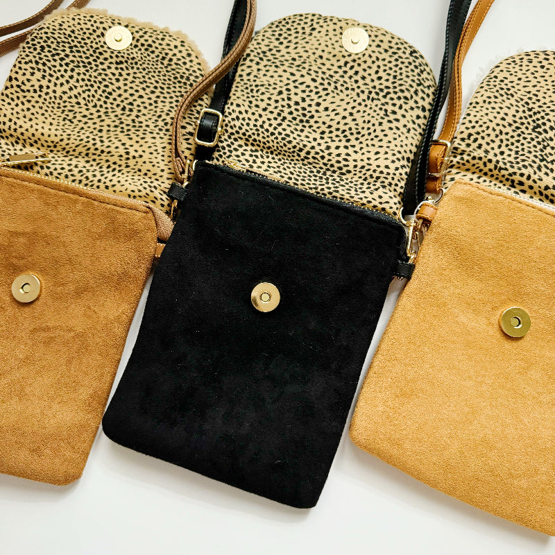 Everyday Suede Phone Crossbody