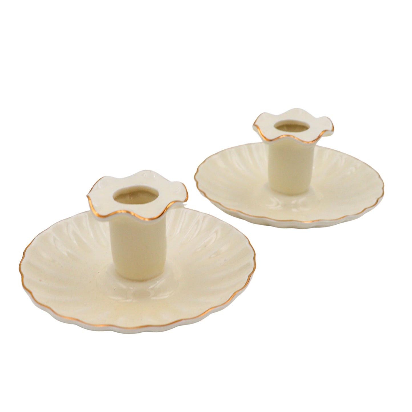 Gilded Cream Candle Holder - Case of 12