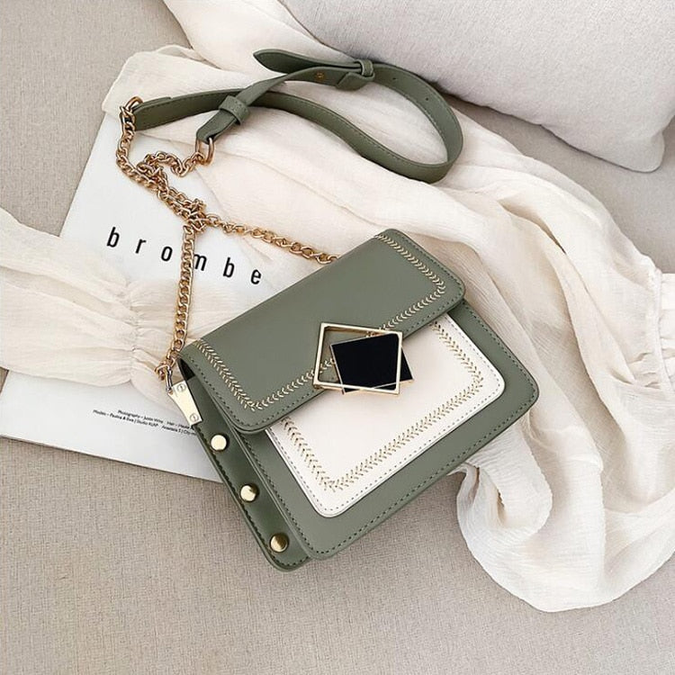 Crossbody Chain Strap Handbag