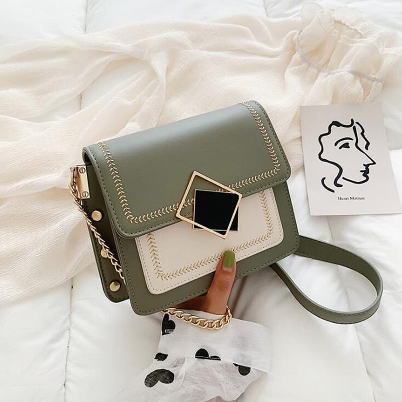 Crossbody Chain Strap Handbag