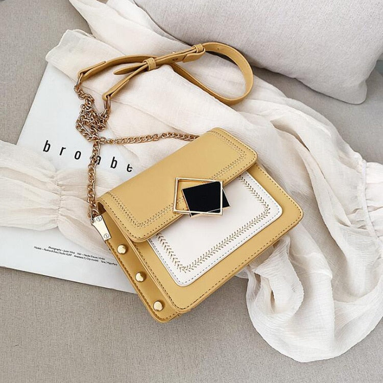 Crossbody Chain Strap Handbag