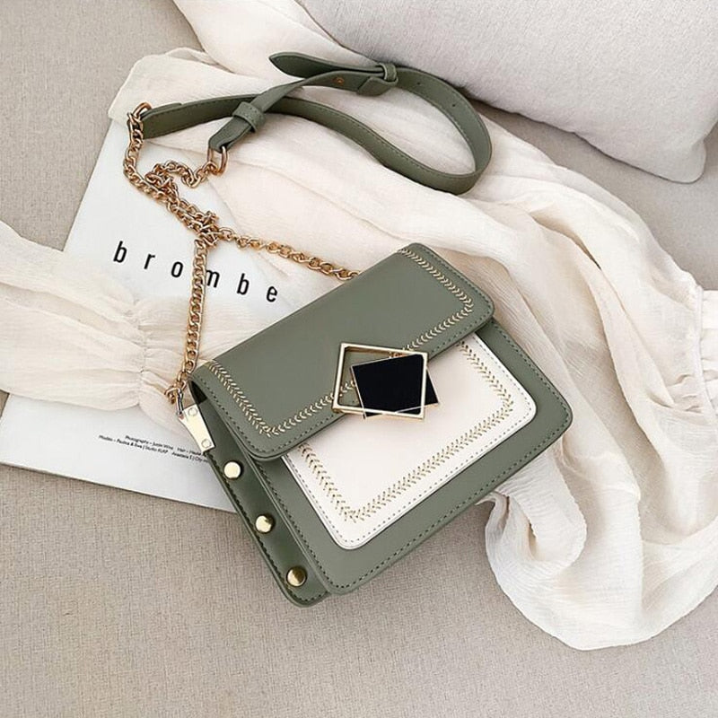 Crossbody Chain Strap Handbag