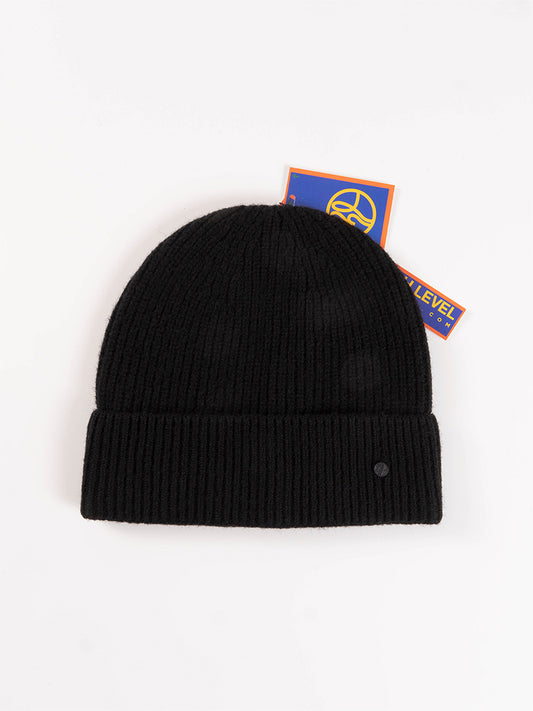 HL cashmere beanie black