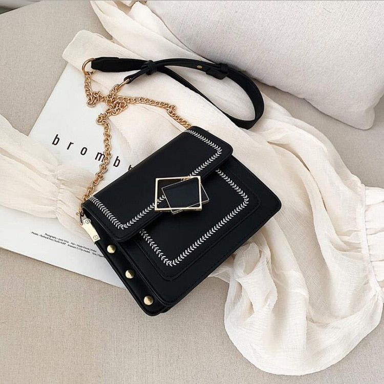 Crossbody Chain Strap Handbag