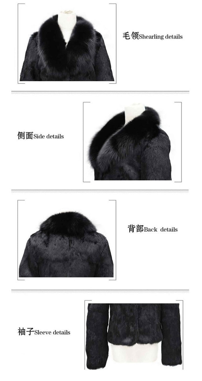 Luxe Faux Fox Fur Jacket