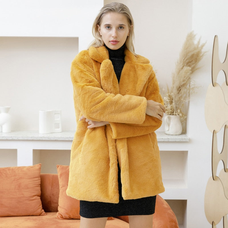 Autumn Winter Faux Fur