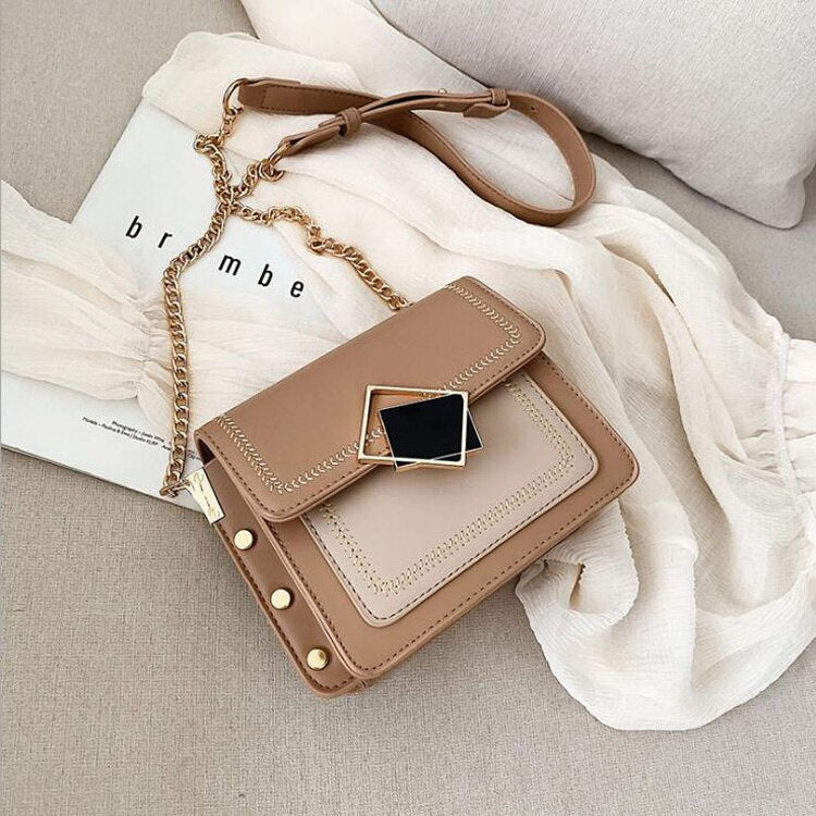 Crossbody Chain Strap Handbag