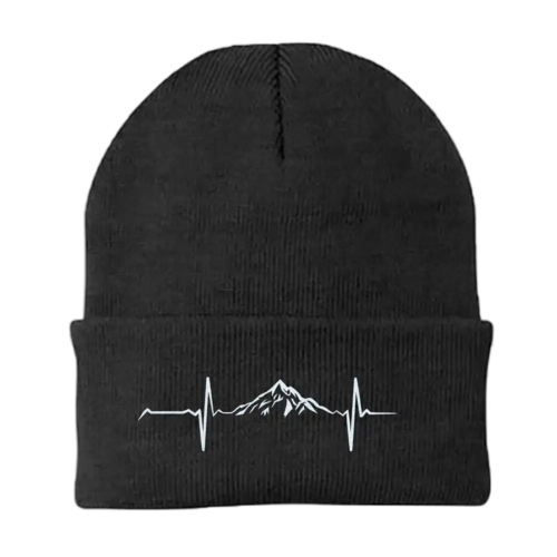 Heartbeat V1 Embroidered Beanie