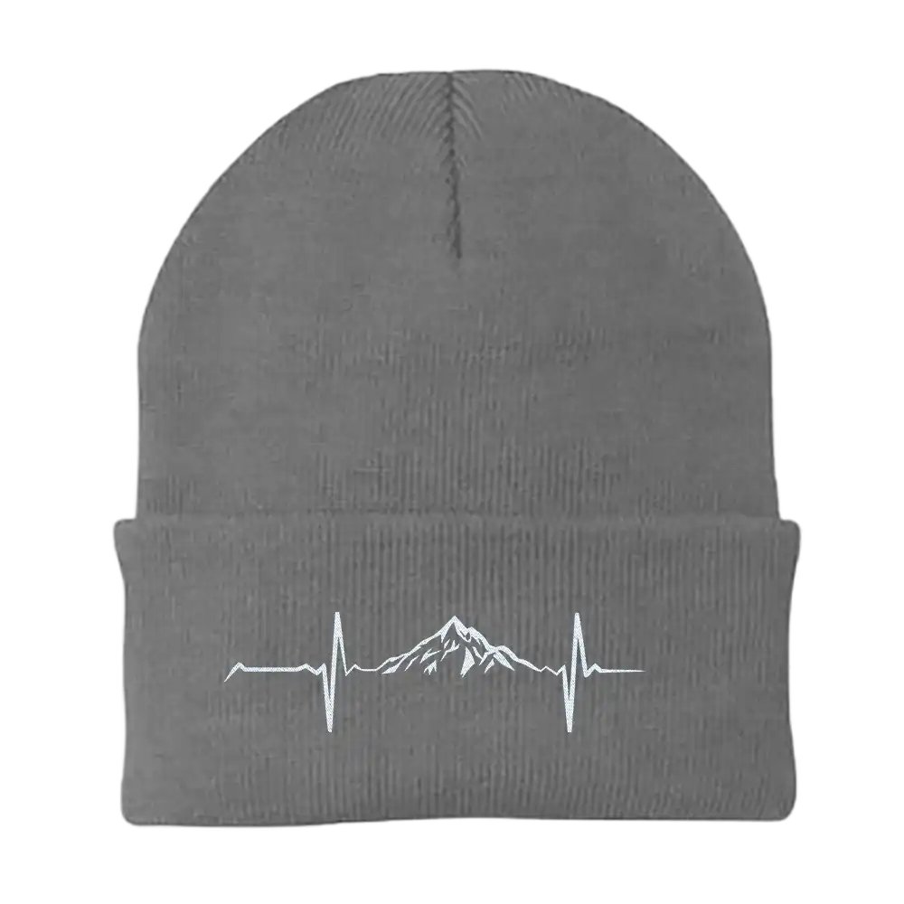 Heartbeat V1 Embroidered Beanie