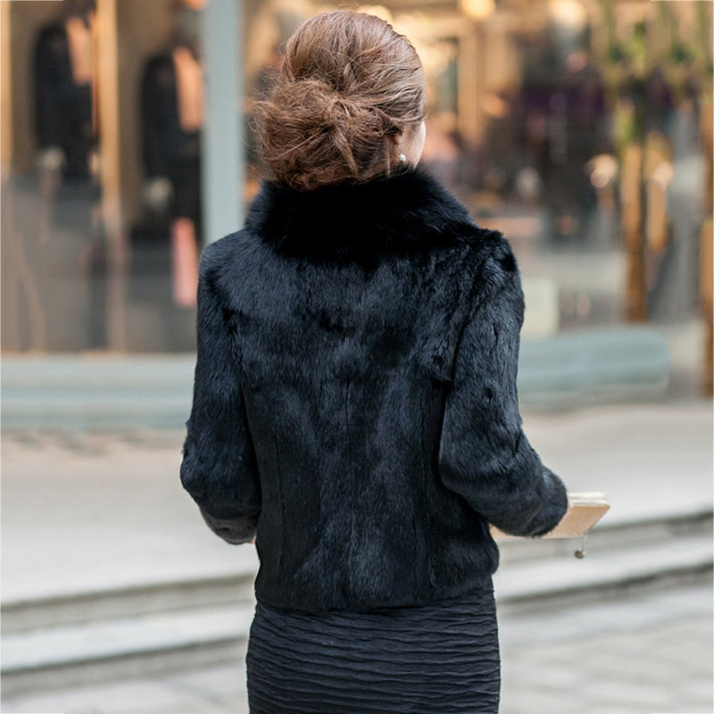 Luxe Faux Fox Fur Jacket