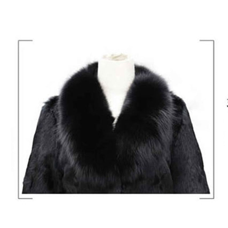 Luxe Faux Fox Fur Jacket