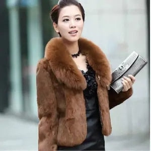 Luxe Faux Fox Fur Jacket