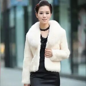 Luxe Faux Fox Fur Jacket
