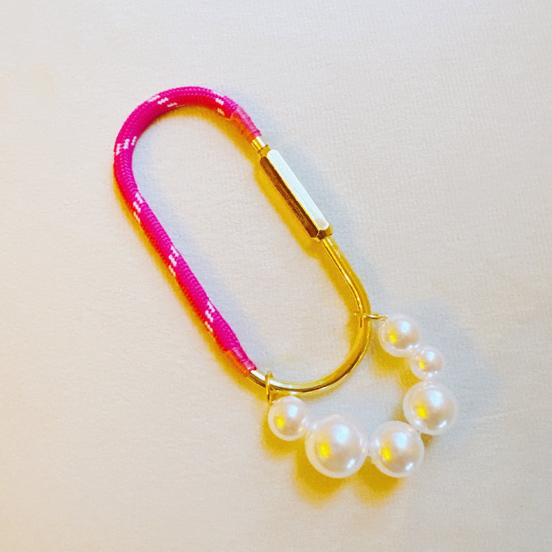 Pearl Roped Bag Charm