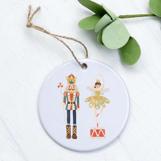 Nutcracker & Snow Queen Ornament