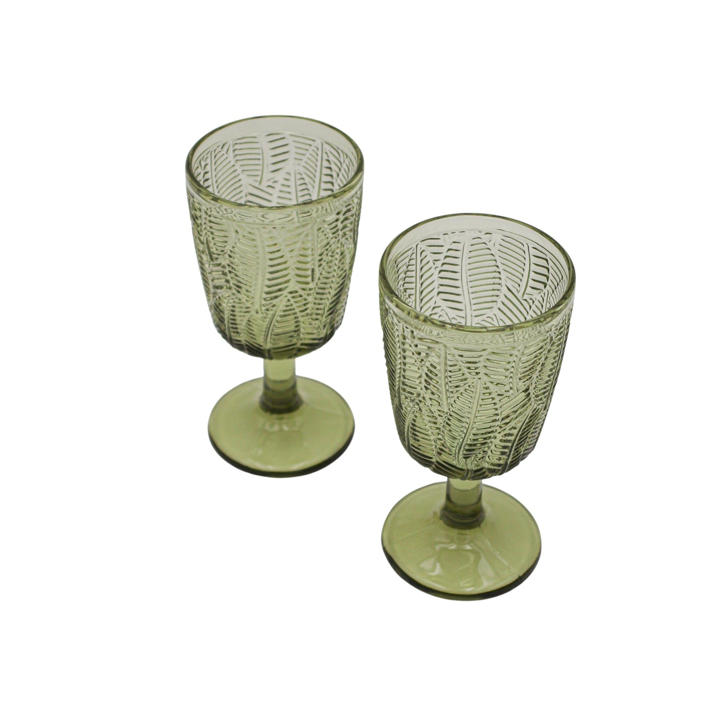 Olive Leaf Goblet - Set of 4