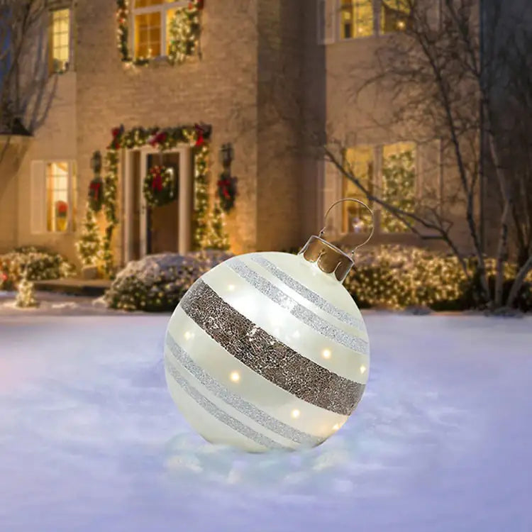 Merry & Bright Oversized Outdoor Ornaments