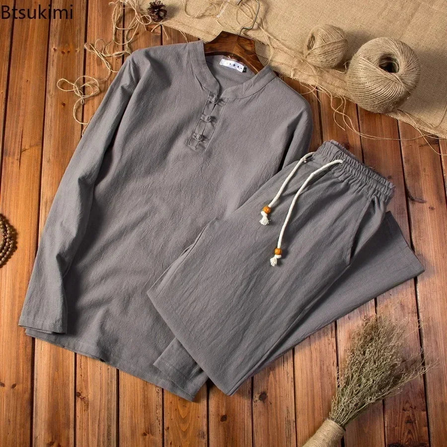 Men’s Essential Long Sleeve Lounge Set