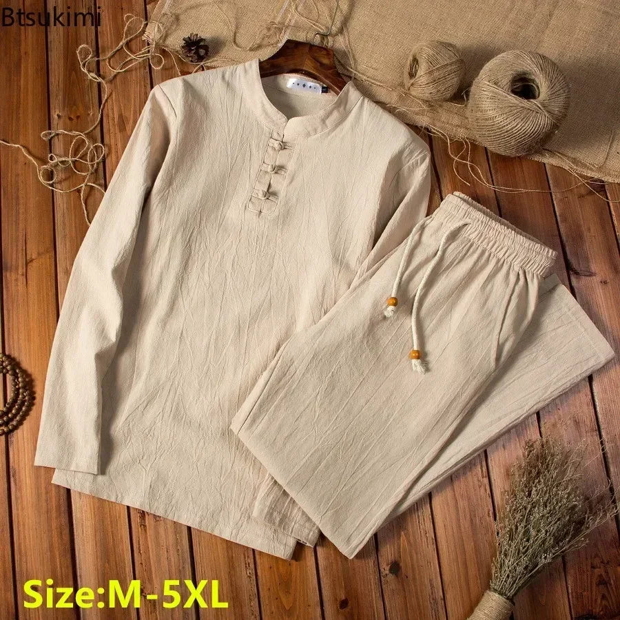 Men’s Essential Long Sleeve Lounge Set