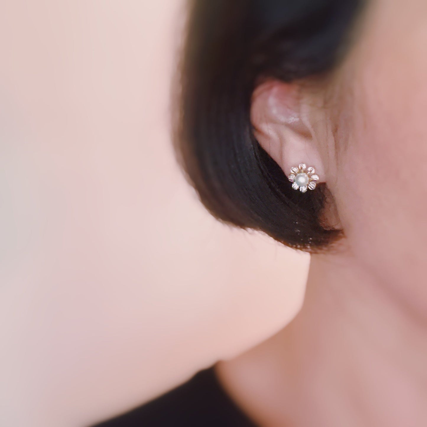 Sunny Side Up Pearl Earrings Set Of 2